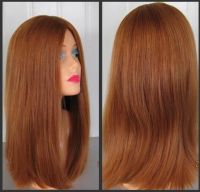 Sell  100%European hair silk top wig