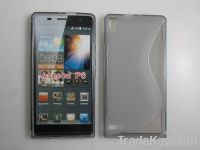 Sline tpu case cover for huawei ascend p6