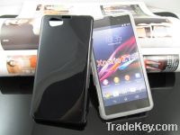 Sell soft tpu cover case for sony xperia z1-f new arrival