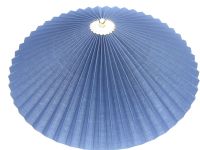 Sell large quantity of new navy blue uplighter lamp shades with gold