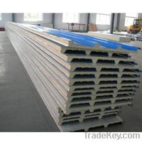 Sell insulated color PU Roof & Wall Sandwich Panel