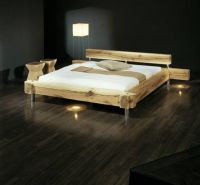 Handmade natural solid wood beds from Northern Europe.