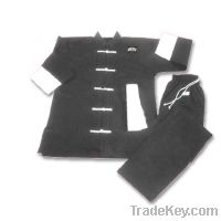 kung fu uniform 8-oz 100% cotton dyed black