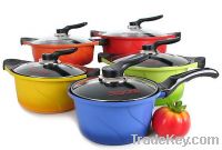 CERAMIC COATED COOKWARE/ALUMINUM DIE-CASTING COOKWARE SET CASSEROLE