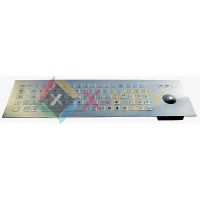 Sell vandal proof keyboard with numeric keyboard and trackball(X-BN81)