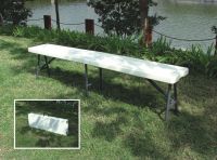 Sell 6'plastic half folding bench