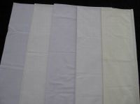 Sell fabrics of white polyester cotton t/c fabrics