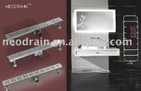 Sell stainless steel linear shower channel drains, floor drainer