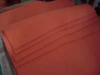 Foamed silicone sheet