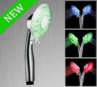 Sell led hand hold shower temperature controlled