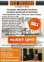 Sell European Kitchen Cabinets and Furniture
