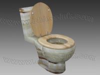 Sell green onyx stone toilet