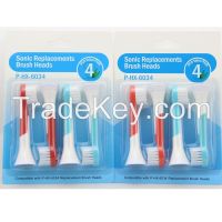 4 x electric toothbrush head for Kids HX6034/HX-6032