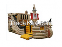 Inflatable Pirate Boat, Inflatable Pirate Ship for Party Rentals