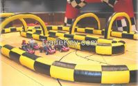inflatable go cart race track