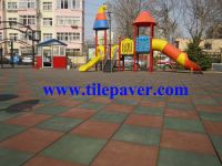 Playground tile, Rubber paver