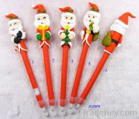 Christmas Promotional Gift Santa Clause Ball Pen Cheap Free Giveaways