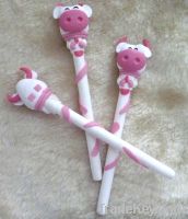 Handicrafted Pink Cow Ball Pen Ballpoint Pen Promotion Gift Ballpen