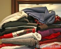 We sell bulk unsorted and sorted clothing