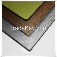 sell Brush Finished  Aluminium Composite Board/Sheet/Panel