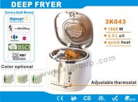 2.5L plastic deep fat fryer XJ-3K043