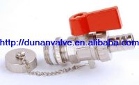 Sell china two piece full port water  brass ball valve