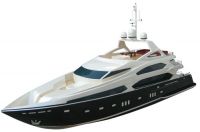 rc boat, Sunseeker Tri-deck Luxury Yacht, 50\" long, ready run, 26cc gas