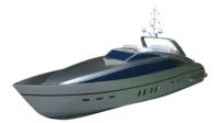 rc boat, FRP, 26cc Gas Engine, Bright Sun Luxury Yacht, ready run