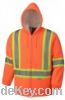 HI-VIZ POLYESTER FLEECE BOA LINED ZIPPER HOODIE