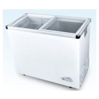 Glass sliding door series freezer