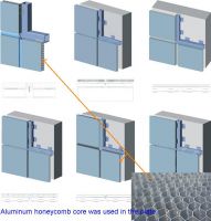 fireproof  aluminum honeycomb core