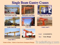 Sell Gantry single girder crane L (2-20t)(made in China)