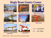 Sell Gantry trussed single beam Crane MH (2-20t) (made in China)