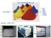 Sell iron oxide black, blue, brown, green, orange, red, yellow