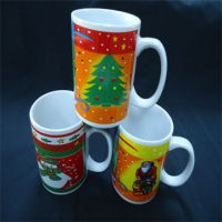 ceramic coffee mug with various color