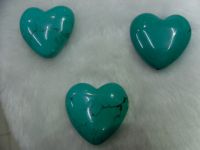 Turquoise heart shape beadssemi-precious beads