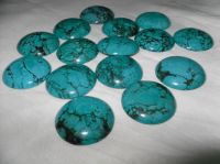 turquoise  round cabochons, natural turquoise beads\\gemstone cabs