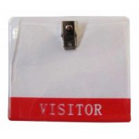 Sell Horizontal PVC name badge holder with clips-Top Load