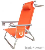 sell aluminum beach chairs with cup holder