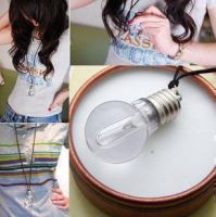 Sell Funny bulb necklace (bulb can shine)