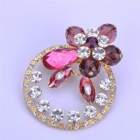 Sell new crystal  jewelry brooch (B327)