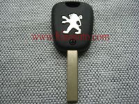Sell Peugeot remote key shell 2button HU83