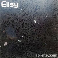 Sell Black Shinning Quartz Slab