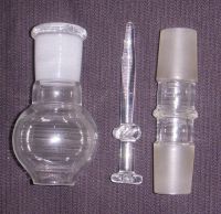 Clear Glass On Glass Oil Dome Set