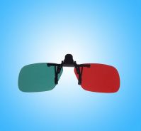 Wholesale Clip-on Red Green 3D Glasses