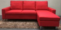 fabric sectional sofa(3S+ottoman)