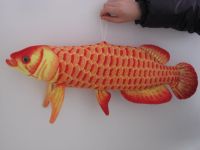 Sell golden fish shaped plush toy