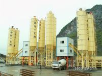 Sell concrete mixing plant HZS75