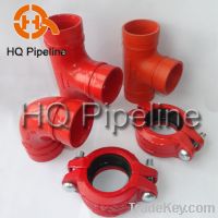 Sell UL/FM Ductile iron grooved fittings and couplings