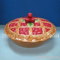 HL161038-Sell Ceramic Cherry Pie Keepers, Apple Pie, Bakeware